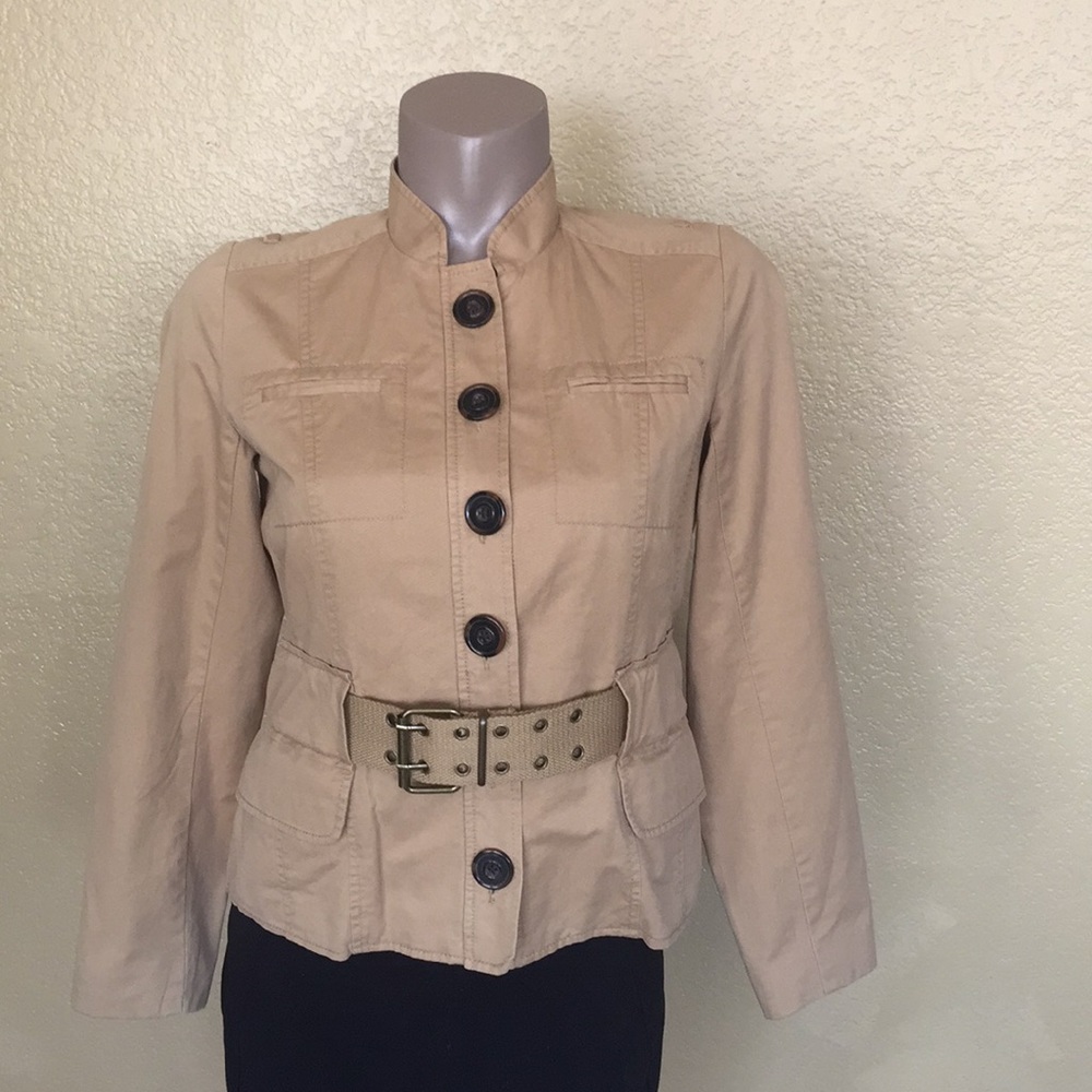Relativity Button Front Belted Jacket 8 - image 2
